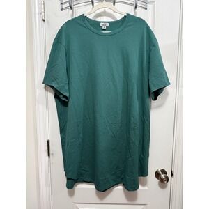 One Bone Forest Green Scoop Curved Hem Short Sleeve T-Shirt Mens 2 3XL OB102